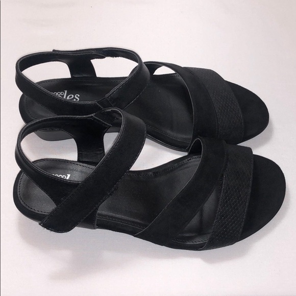 LAST ONE AVAILABLE! - New Catherine's Good Soles Slingback Sandals Black Size 8 - Picture 3 of 10